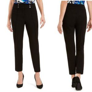 NWT Kasper Button Detail Pleated Women Pants